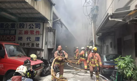 電動機車新北維修廠失火