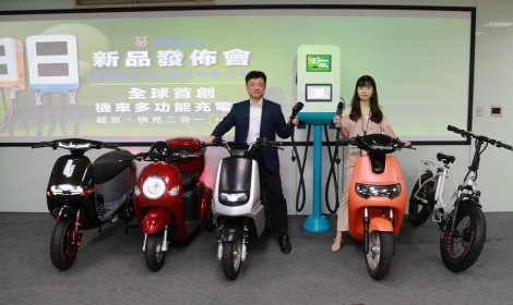 能海電能首創機車多功能充電樁 搶攻百億充電市場